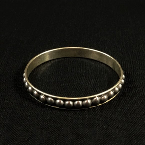 'Antique Silver' Bangle Bracelet - Picture 2 of 3